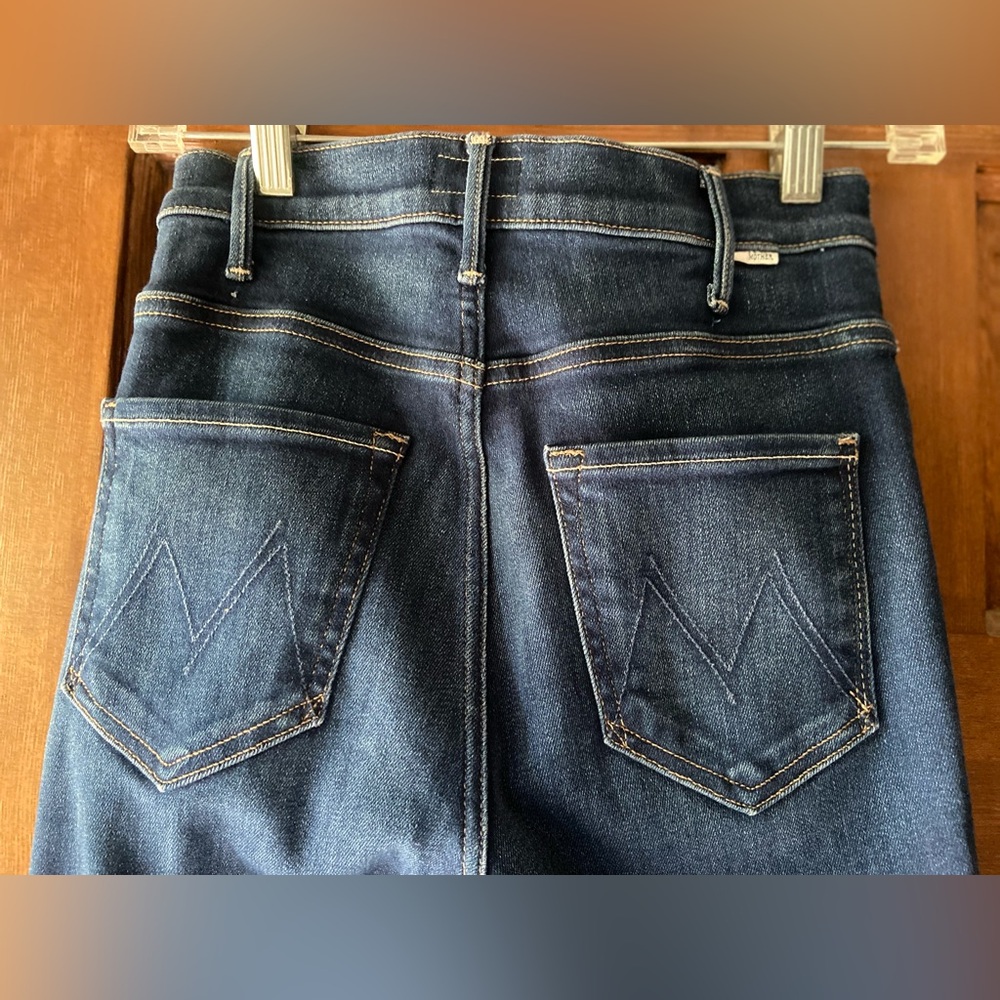 MOTHER Jeans, The Hustler Ankle Fray in Home Movies Size 26.